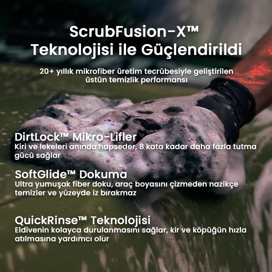 Torquell™ Mikrofiber Yıkama Eldiveni