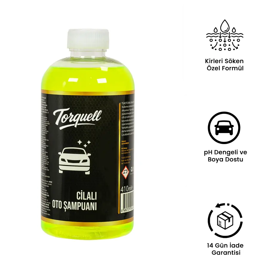 Torquell™ Cilalı Oto Şampuanı 410ml