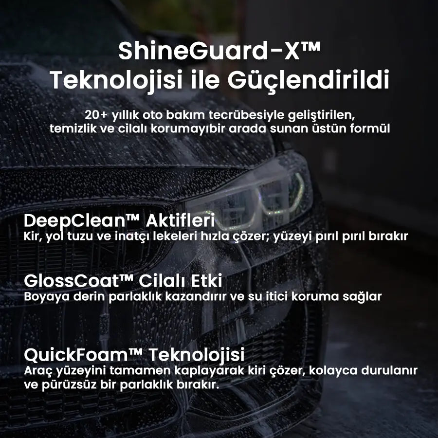 Torquell™ Cilalı Oto Şampuanı 410ml