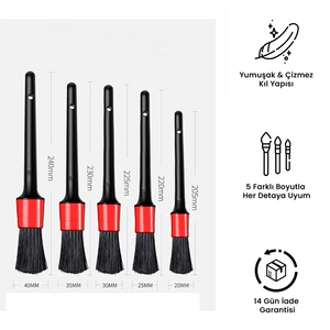 Torquell™ DetailPro 5'li Detay Fırça Seti