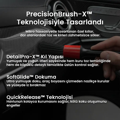 Torquell™ DetailPro 5'li Detay Fırça Seti